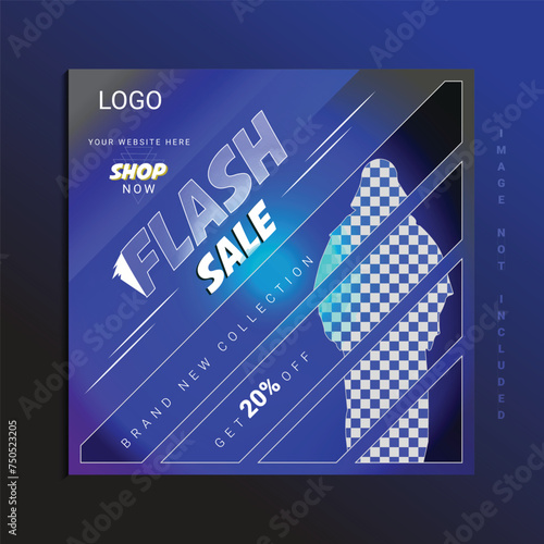 Fashion social media post design