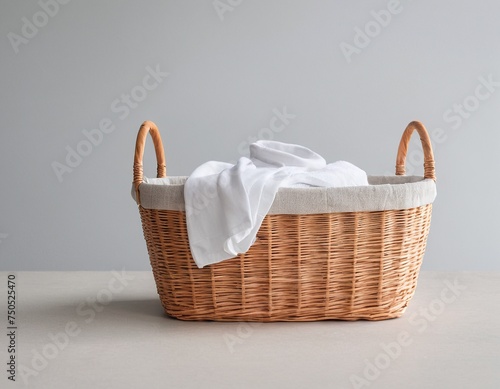basket on a white background