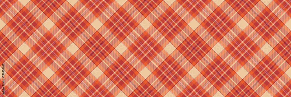 60s plaid pattern background, mockup seamless check tartan. Proud vector texture fabric textile in orange and red colors. 60s plaid pattern background, mockup seamless check tartan. Proud vector texture fabric textile in orange and red colors.