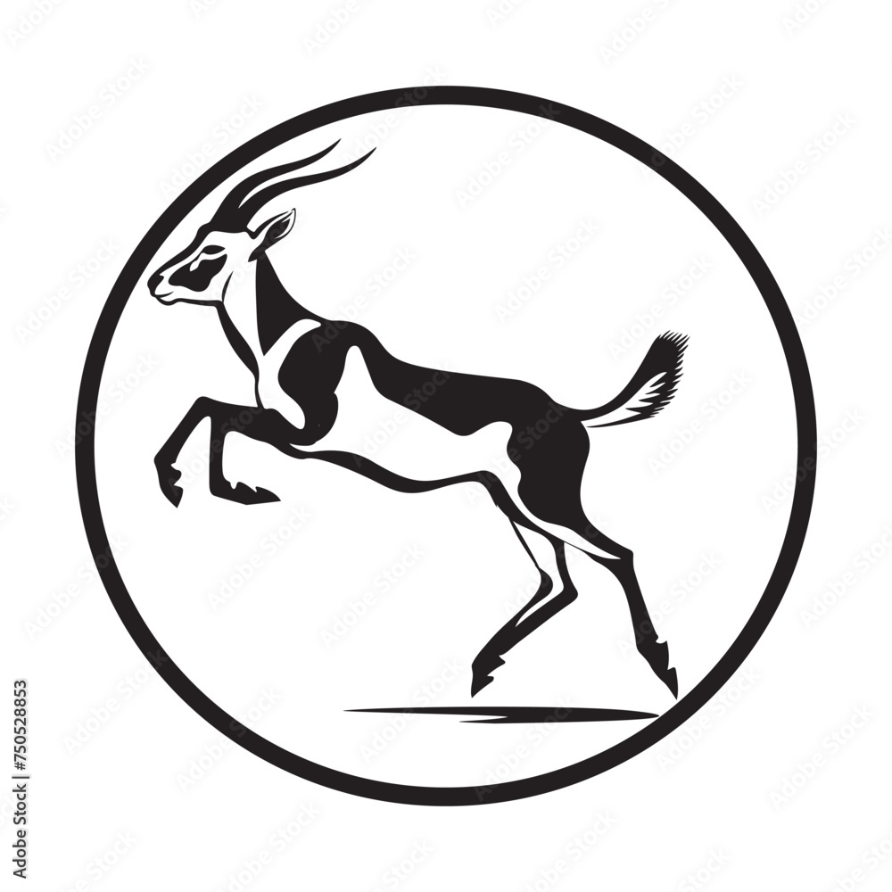 Antelope Vector Images, silhouette of a Antelope on a white background Antelope Vector Images, silhouette of a Antelope on a white background