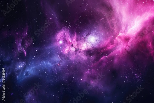 Colorful cosmic backdrop
