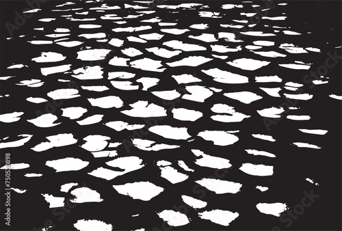 Cracked earth grungy background texture