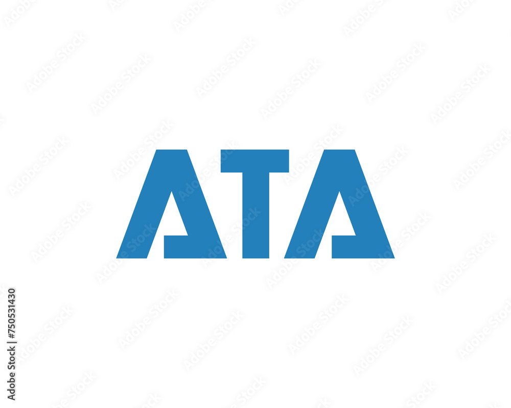 ATA logo design vector template ATA logo design vector template