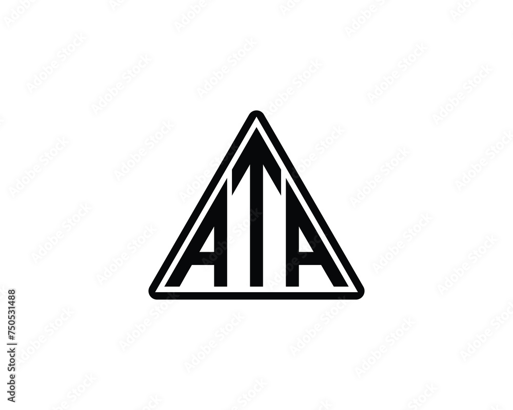 ATA logo design vector template ATA logo design vector template