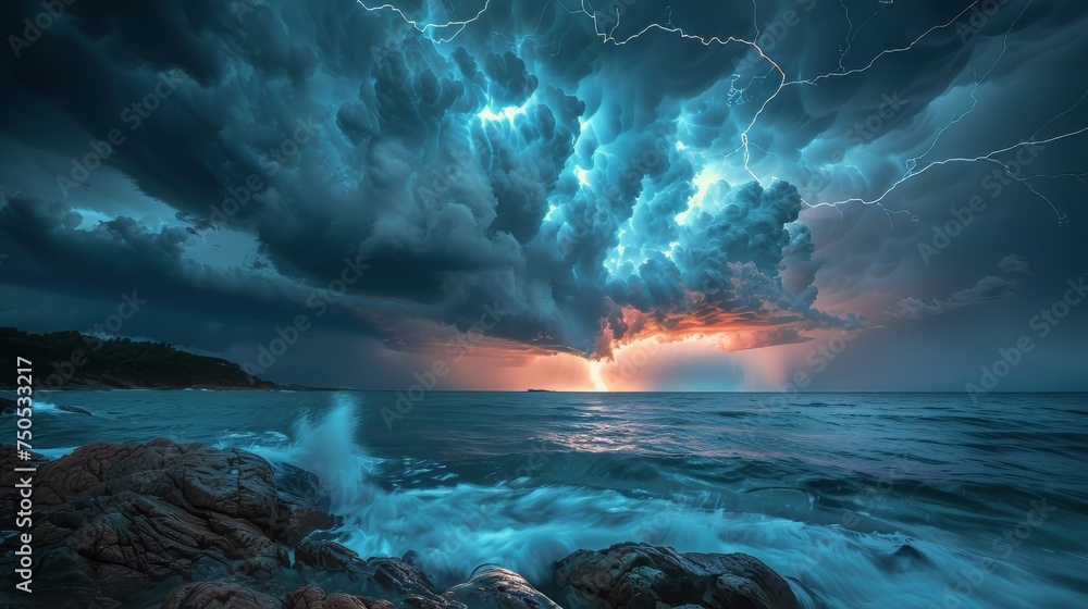 Storm in the Ocean