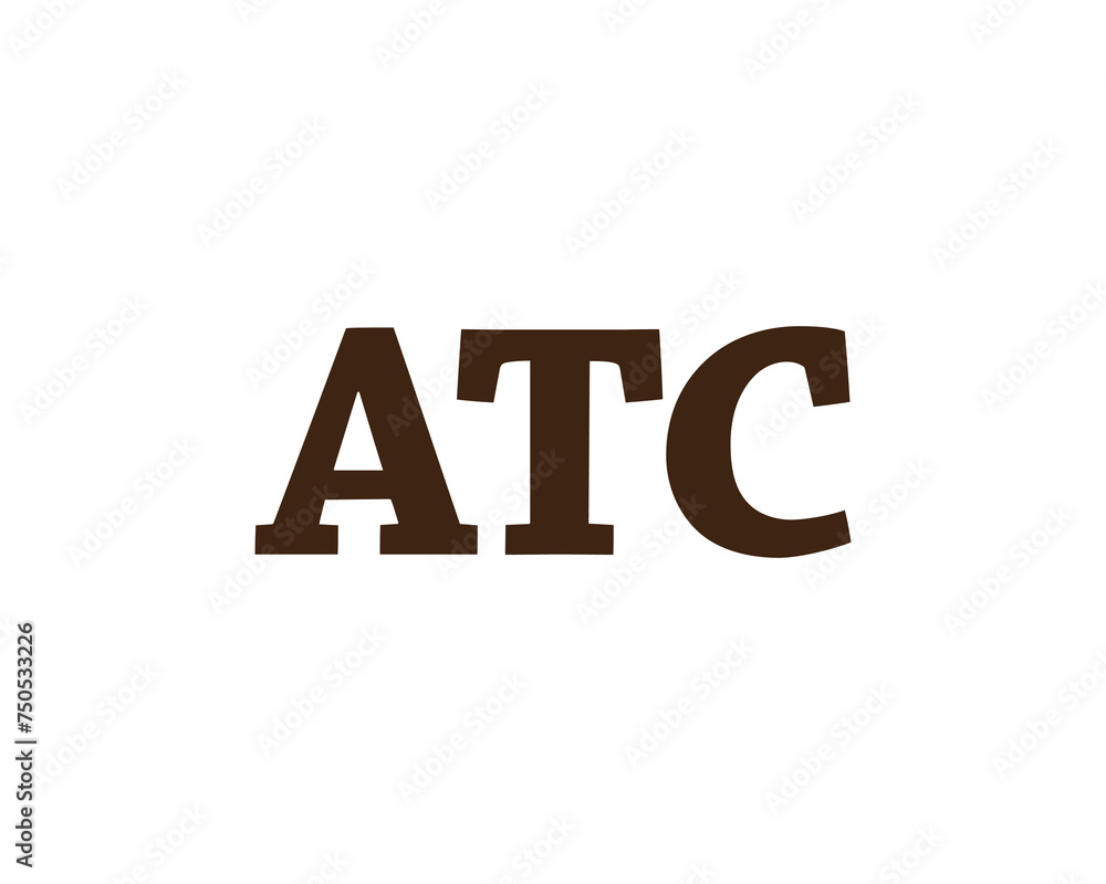 ATC logo design vector template ATC logo design vector template