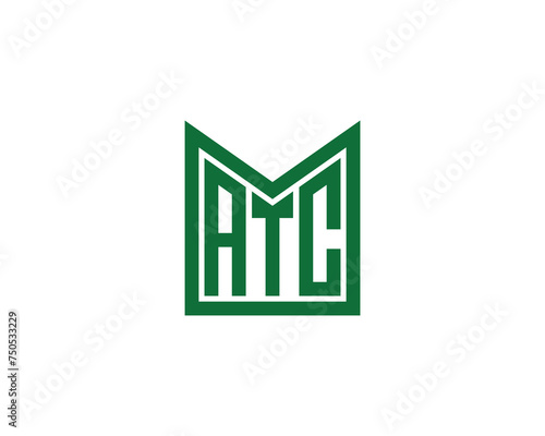 ATC logo design vector template