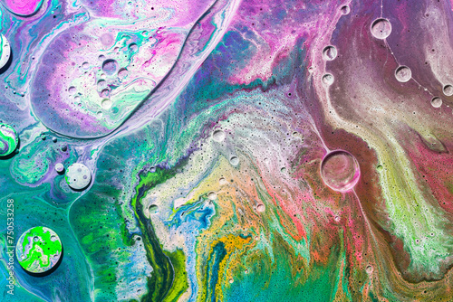 Acrylic Pour Color Liquid marble abstract surfaces Design.