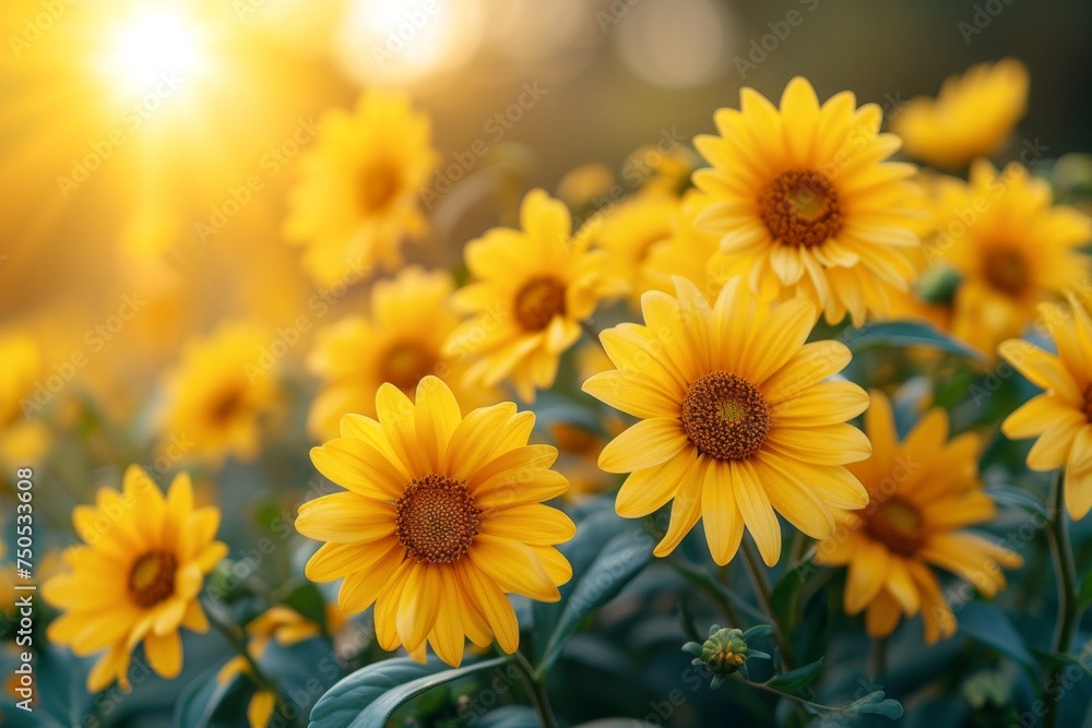 spring summer background with bright beautiful flowers spring summer background with bright beautiful flowers