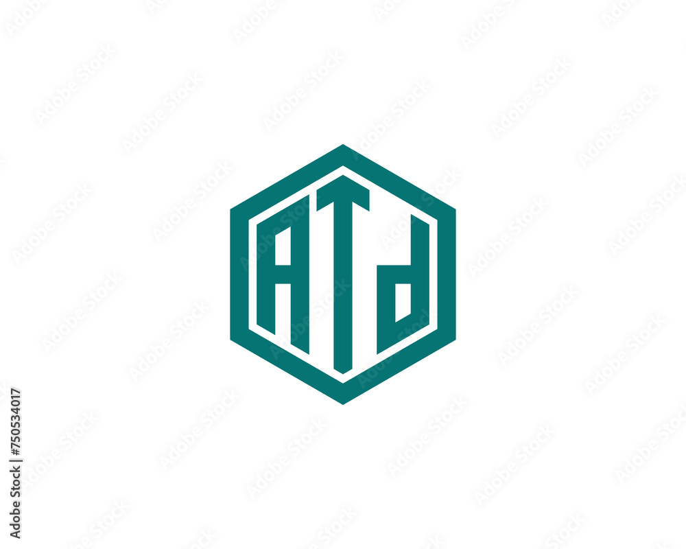 ATD logo design vector template ATD logo design vector template