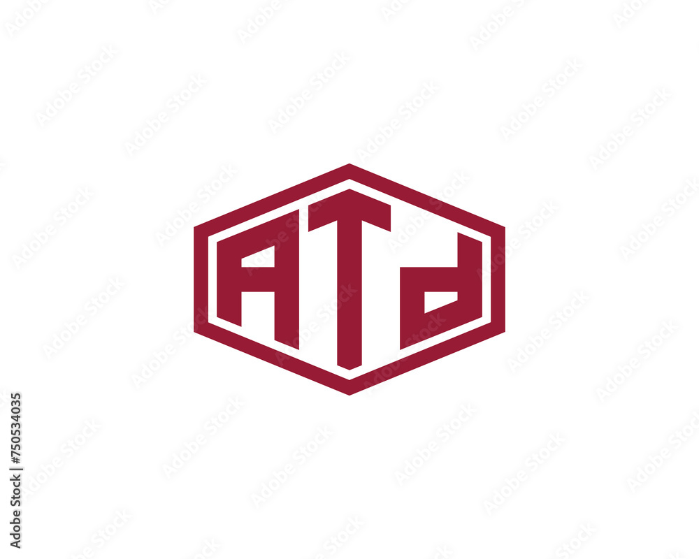ATD logo design vector template ATD logo design vector template