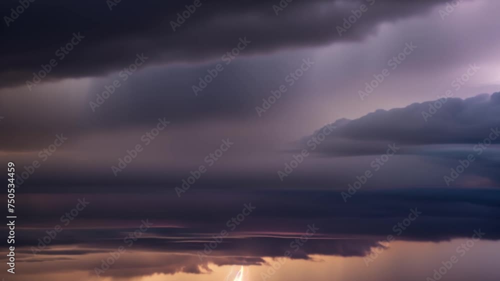 Eerie storm clouds loom, crackling with electric tension, unleashing nature's fury in brilliant flashes of lightning. Wind concept. High-quality video. Dark sky background. Timelapse. 4K.
Eerie storm clouds loom, crackling with electric tension, unleashing nature's fury in brilliant flashes of lightning. Wind concept. High-quality video. Dark sky background. Timelapse. 4K.