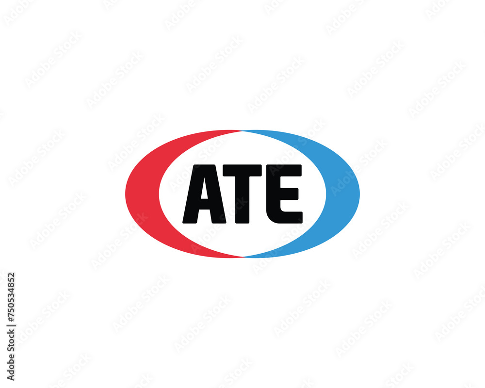 ATE logo design vector template ATE logo design vector template