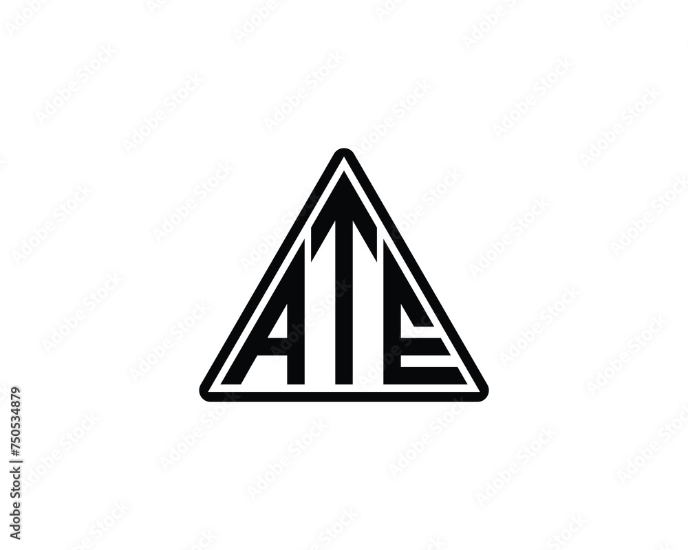 ATE logo design vector template ATE logo design vector template