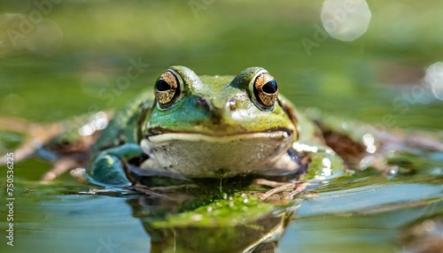 frog on green pond © Kendrick