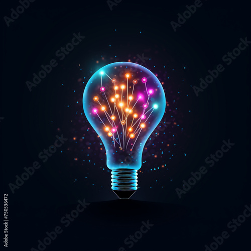 glowing bulb