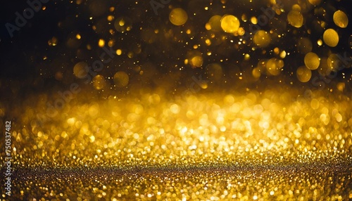 dark shiny golden glitter background