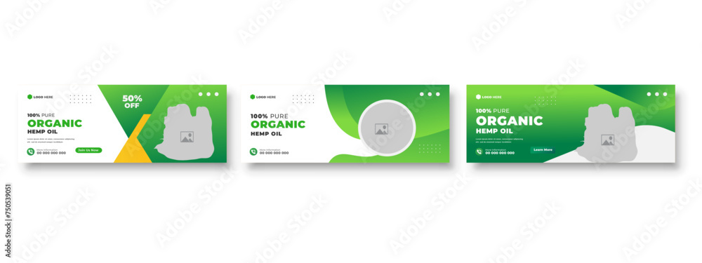 Hemp oil Social Media post and Advertisement Clean baground smooth or Cannabis Sale color bundle Template Hemp oil Social Media post and Advertisement Clean baground smooth or Cannabis Sale color bundle Template