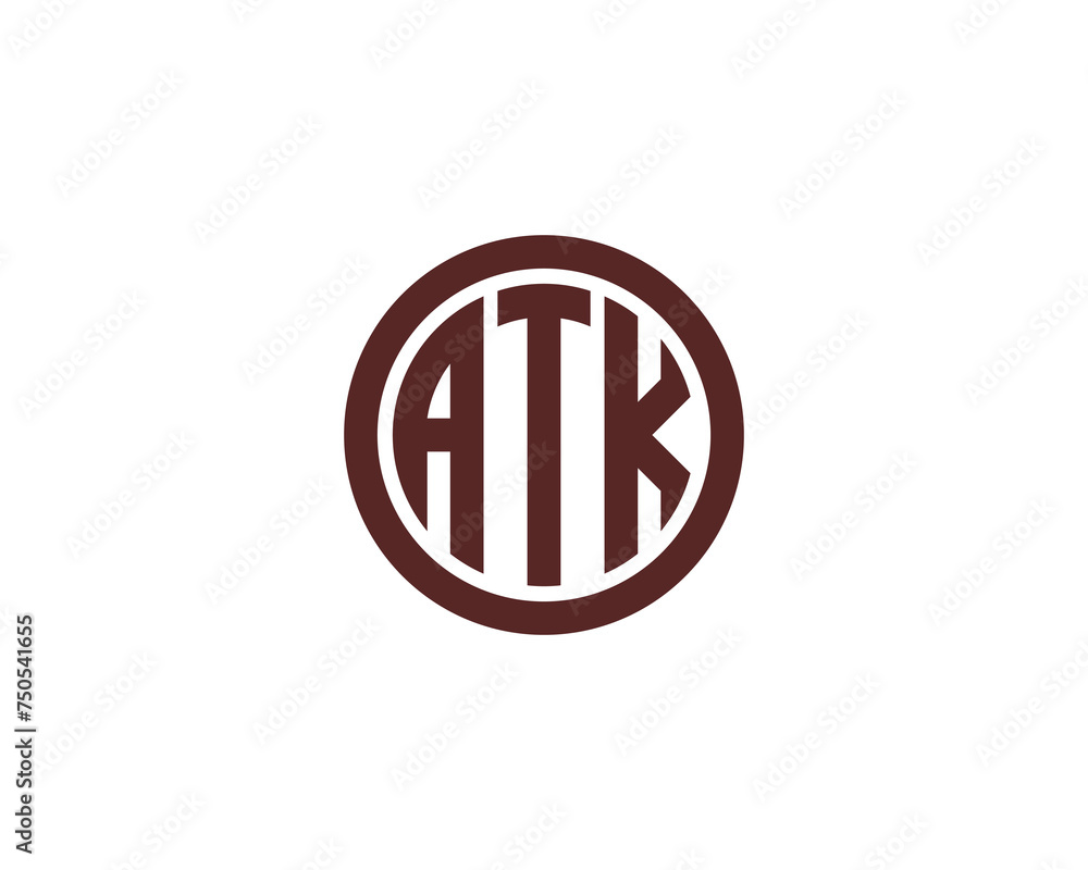 ATK logo design vector template ATK logo design vector template
