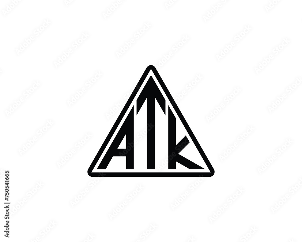 ATK logo design vector template ATK logo design vector template