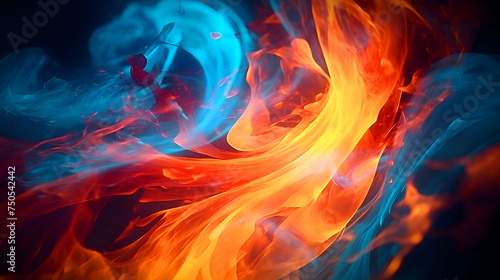 abstract fire flame texture background. abstract fire flames on black background