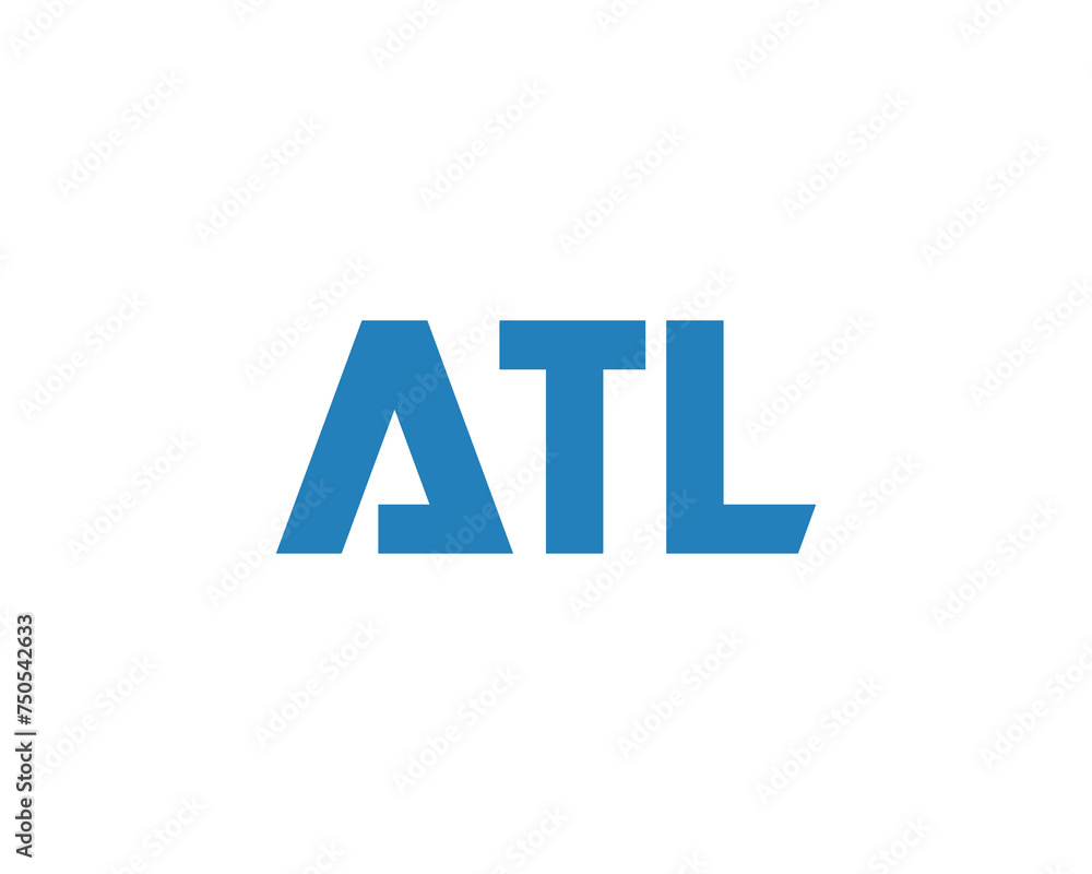 Fototapeta premium ATL logo design vector template