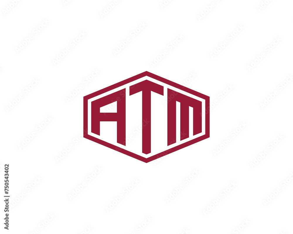 ATM logo design vector template ATM logo design vector template