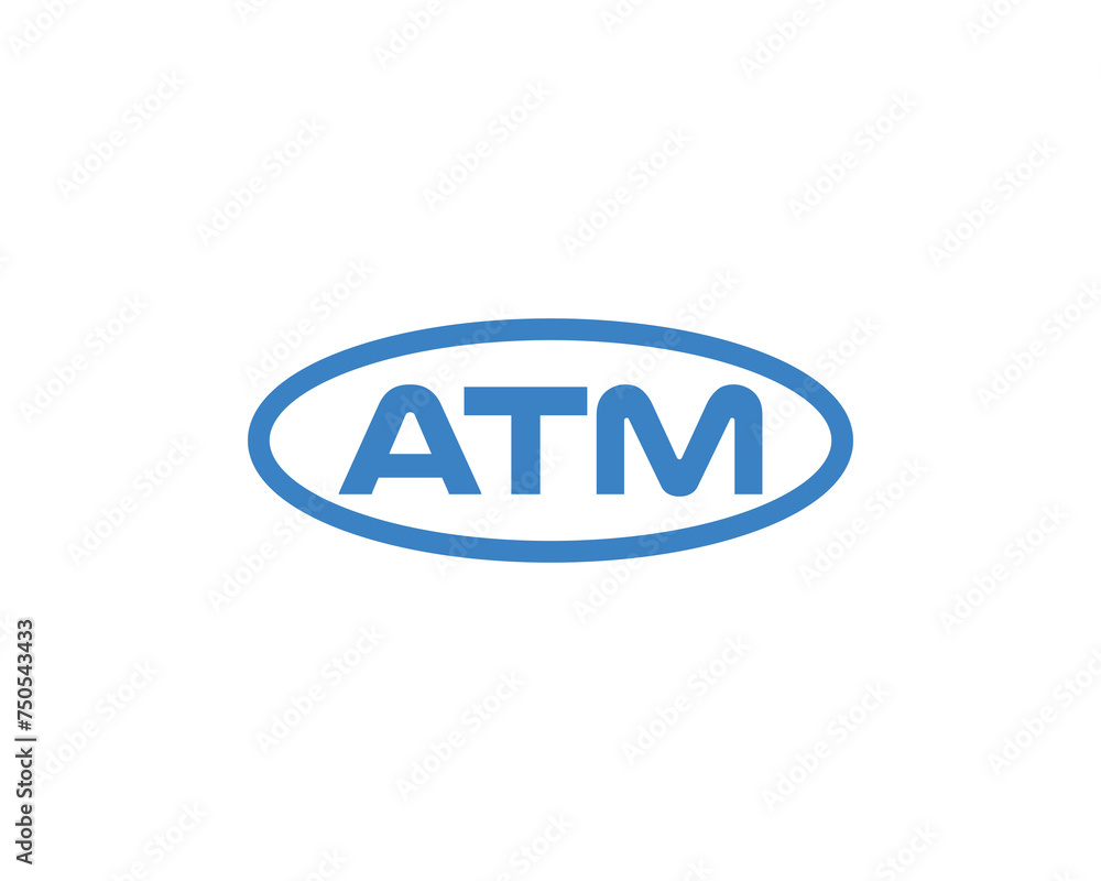 ATM logo design vector template ATM logo design vector template
