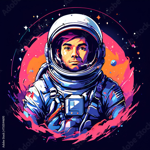 astronaut in space