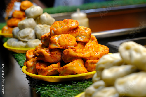 Indore Sarafa Bazaar, India’s Midnight Food capital of Madhya Pradesh, Taste of India. photo