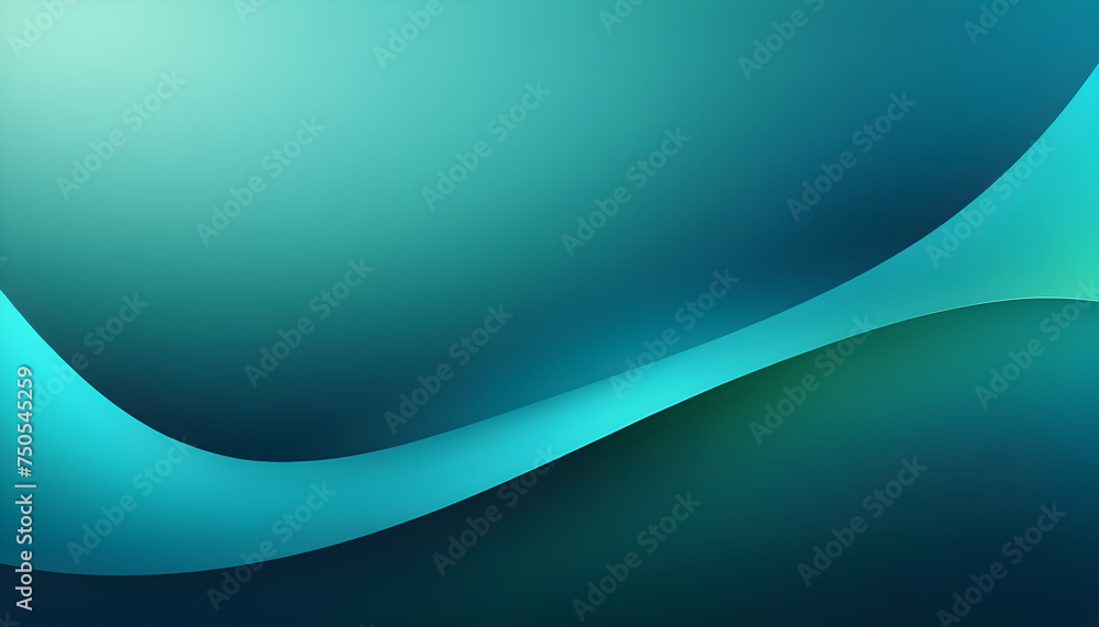 Cyan with aqua blue and green gradient luxury abstract background