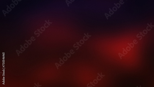 Dark colored bokeh grainy noise grunge abstract background texture with red highlights