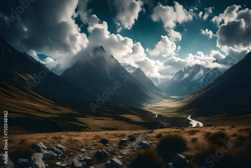 clouds over a mountain valley background png,Over clouds mountain peaks and forests isolated PNG photo with transparent background. High quality cut out scene element