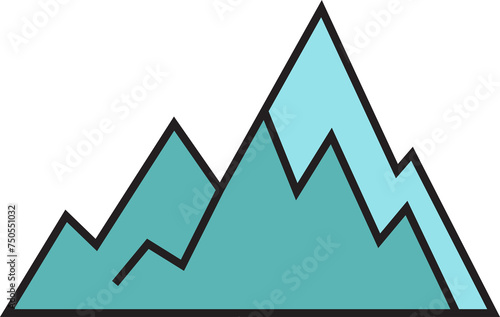 Mountain Icon Illustration