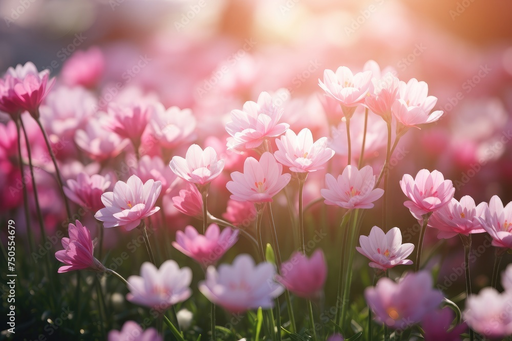 Blushing Cherry Blossoms in Spring's Soft Embrace - Delicate Floral Dream Generative AI Blushing Cherry Blossoms in Spring's Soft Embrace - Delicate Floral Dream Generative AI