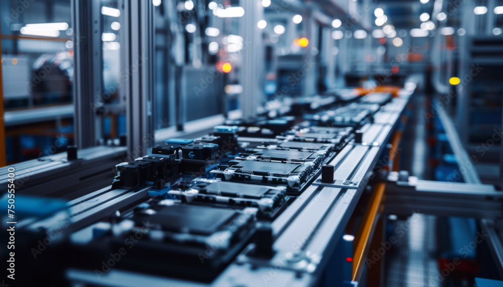 Obraz premium Mass production assembly line 