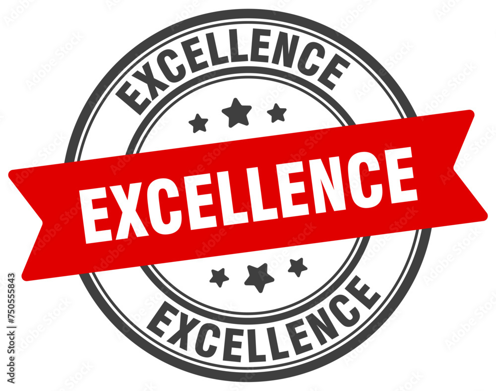 excellence stamp. excellence label on transparent background. round sign excellence stamp. excellence label on transparent background. round sign
