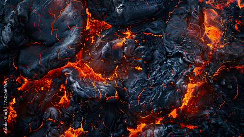 Lava texture fire background