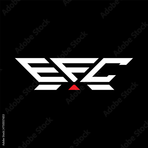 EFC letter logo vector design, EFC simple and modern logo. EFC luxurious alphabet design   photo