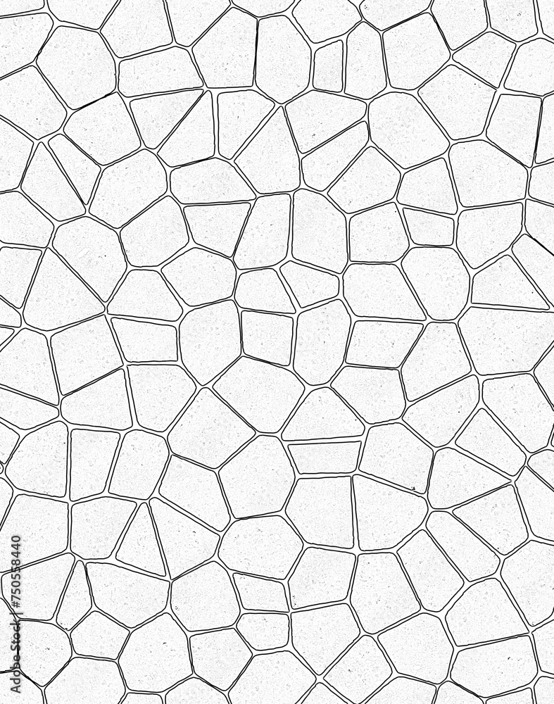 Abstract background with uneven oval fragments of white color