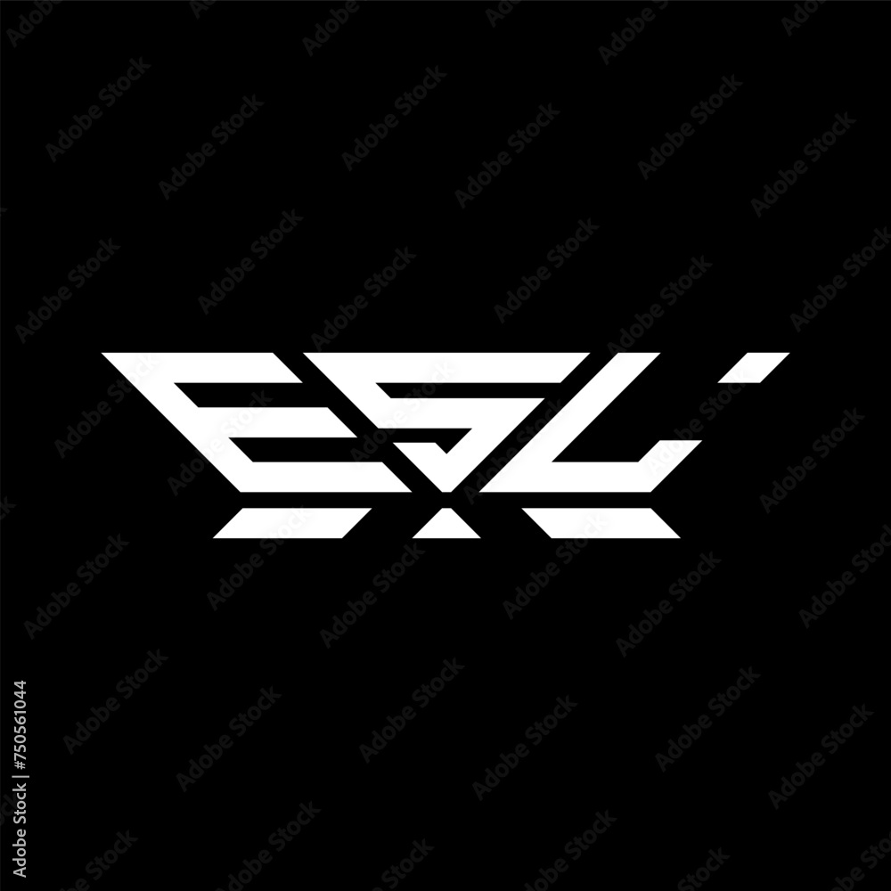 ESL letter logo vector design, ESL simple and modern logo. ESL luxurious alphabet design ESL letter logo vector design, ESL simple and modern logo. ESL luxurious alphabet design