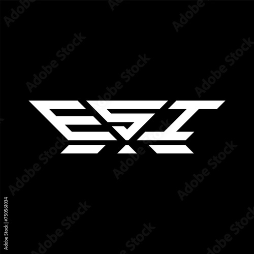 ESI letter logo vector design, ESI simple and modern logo. ESI luxurious alphabet design  