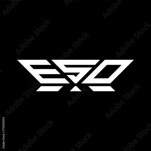 ESO letter logo vector design, ESO simple and modern logo. ESO luxurious alphabet design  
