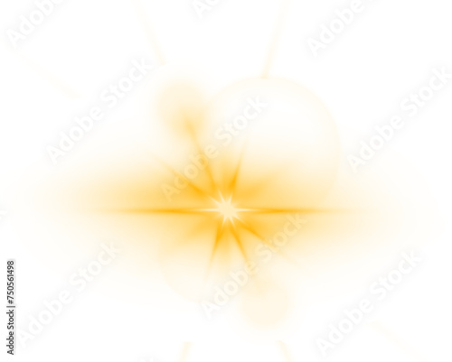 Vector transparent sunlight special lens flare light effect. Realistic white star dust light effect isolated on transparent. Stock royalty free PNG illustration