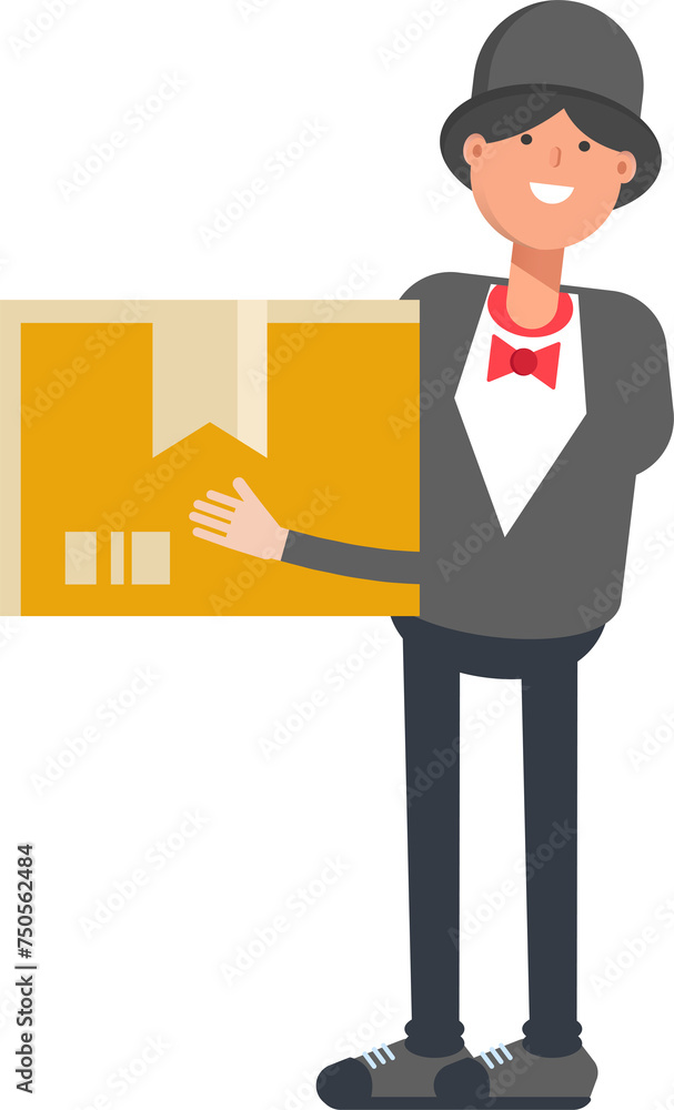 Magician Character Holding Box
Magician Character Holding Box