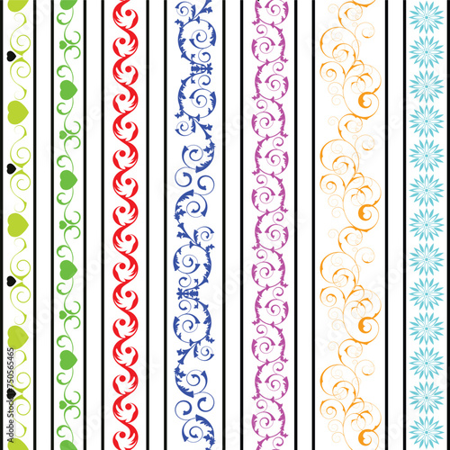 Vector monochrome seamless Kazakh national ornament. Ethnic pattern of the nomadic peoples of the great steppe, the Turks. Border, frame Mongols, Kyrgyz, Buryats, Kalmyks.
By #@MD KAWSER