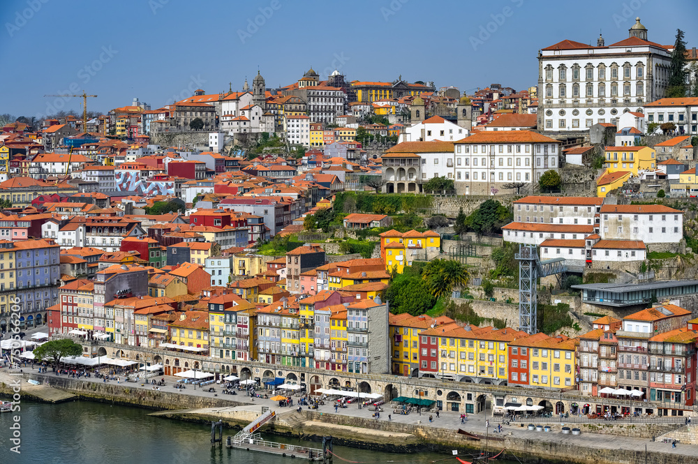 Cityscape architecture in Porto, Portugal