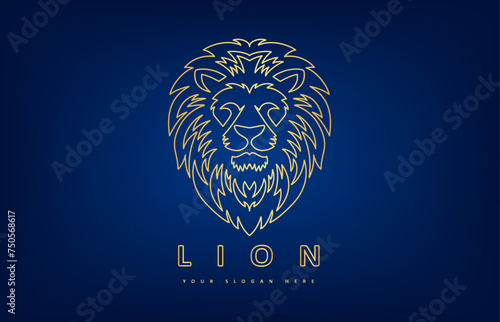 Lion logo animal vector design