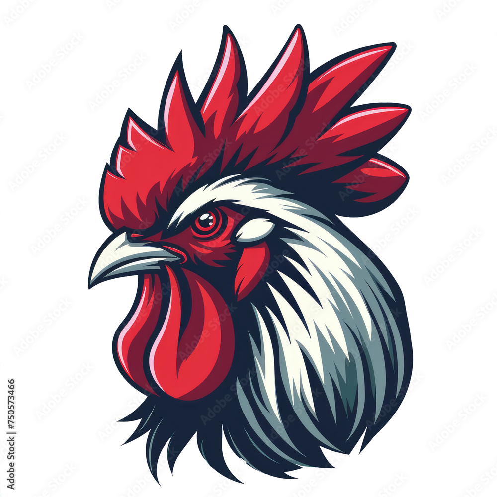 rooster isolated on white rooster isolated on white