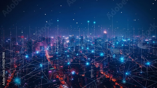 future of urban connectivity as telecommunication engineers implement 5G infrastructure, redefining speed and access